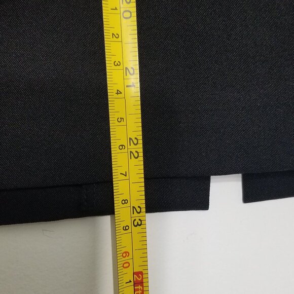 Simply Manakin Black Zipper Back Stretch Pencil Zipper Back Classic Skirt Size 3 - Picture 6 of 10